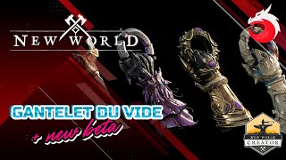 NEW WORLD LE GANTELET DU VIDE EST LA   NOUVELLE BETA  FAQ  GAMESCOM 2021 [upl. by Eyahsal649]