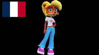 Crash Nitro Kart  Coco Bandicoot Voice Clips French [upl. by Iblehs160]