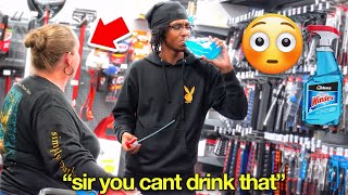 Drinking windex in public PRANK [upl. by Arliene672]