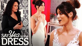 Bride Falls in Love With the Dress But Hates The Illusion Neckline  Say Yes To The Dress UK [upl. by Aryas631]