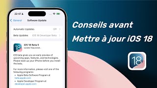 Date de sortie diOS 18  Comment mettre à jour iOS 18 final Conseils avant la mise à jour [upl. by Yrogiarc]