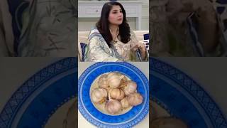 😮javeriya saoud ne btaya garlic 🧄 paste ko store Krny ka trikahow to store garlic paste shorts [upl. by Amari]