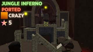 Jungle Inferno Ported Crazy  FE2 Community Maps  Roblox [upl. by Fridell]