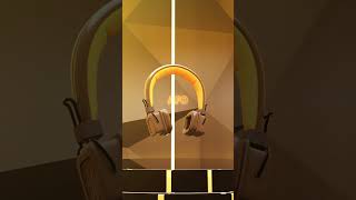 headphone commercial 3d blender product ad 3d  marshal headphones [upl. by Leonid]