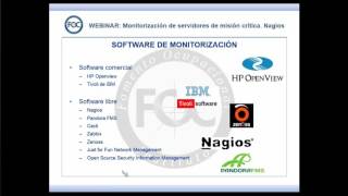 Webinar Monitorizacion de sistemas criticos Nagios [upl. by Buford619]