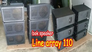 Bok line array 10inch singel [upl. by Abernon]