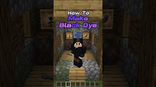 How to Make Black Dye in minecraft 120 Java [upl. by Thevenot]