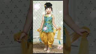 Baby girls beautiful Punjabi suit 💐 Punjabi collection 😍 partydressdesignforgirls fashiondesign [upl. by Akeme]