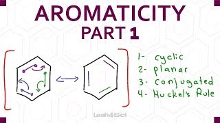 Aromaticity Part 1  Cyclic Planar Conjugated and Huckels Rule [upl. by Cleave]