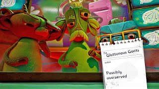 Psychonauts 2  The Gluttonous Goats Boss Fight GUIDE [upl. by Danas323]