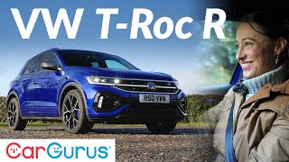 Facelifted Volkswagen TRoc R VWs most affordable sporty SUV [upl. by Anstice26]