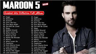 Maroon 5 Greatest Hits Full Album 2023 ❤‍🔥 Maroon 5 Best Songs Playlist 2023 [upl. by Boardman801]