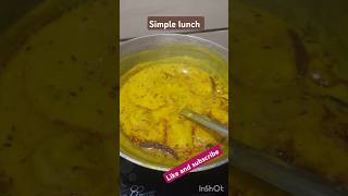 Simple lunch kadhi chawal ❤️ kadhi pkoda special ytshorts shorts cooking [upl. by Llenrev]