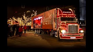 ПРАЗДНИК К НАМ ПРИХОДИТ новогодняя реклама Кока Колы  Караван CocaCola путешествует по России [upl. by Orpha]