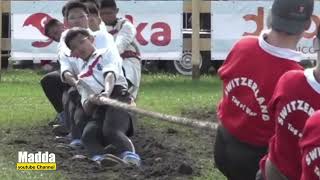 Tug of war World Championship 2022 Chinese Taipei vs Switzerrland 600kg Semi Final [upl. by Cerelly]