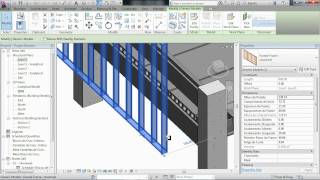 Revit 2013  Demonstração de Customização de Steel Frame [upl. by Aihsa]