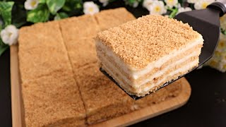 3 ingredients dessert Recipe no oven no whipping cream no gelatin melts in mouth delicious [upl. by Reinhard]