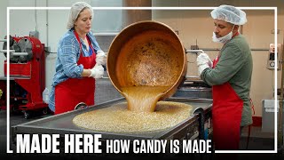 Inside The Largest Handmade Candy Factory  Made Here  Popular Mechanics [upl. by Enirbas]