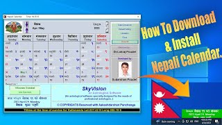 How To Download and Install Nepali Calendar [upl. by Haissem]