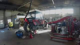 Removing Brakes on Zetor 52117745 [upl. by Nilam]