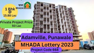 MHADA Lottery 2023 Adamville Punawale Scheme Code 668 mhadalottery mhadalottery2023 punawale [upl. by Annohs]