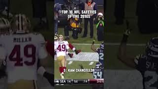 Top 10 NFL Safeties of the 2010s Part 2 🔥 football nfl nflfootball [upl. by Eima]