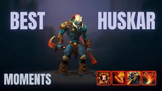 BEST MOMENTS 01 HUSKAR I Dota 2 Gameplay [upl. by Enirac]