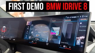 BMW iDrive 8 Demo  The Most Important Features [upl. by Keon829]