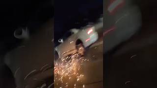 Biker watches a car DESTROY his parked motorcycle 😱 via dontfollowjackdukeemig [upl. by Mcdade]