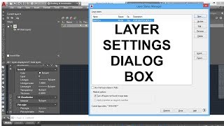 180 FORMAT TOOL LAS LAYERSTATE COMMAND LAYER STATES MANAGER DIALOG BOX ALL OPTIONS [upl. by Seiuqram]