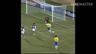 Primeiro Gol de Ronaldinho Gaúcho pela SeleçãoOlha o que ele fez [upl. by Olli]