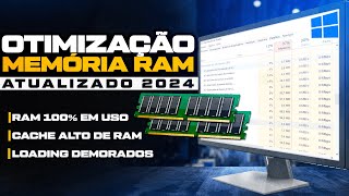 COMO OTIMIZAR O PC MELHORANDO A MEMORIA RAM  MAIS DESEMPENHO DA RAM EM SEUS JOGOS PARA MAIS FPS [upl. by Adina]