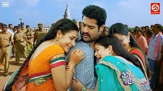 Jr NTR amp Sameera Reddy  South Superhit Full Hindi Dubbed Movie  Sameera Telugu Love Story  Ashok [upl. by Ellennad]