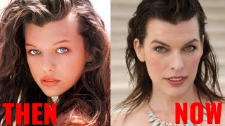 MILLA JOVOVICH  THEN AND NOW [upl. by Airb696]