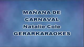 Mañana de carnaval  Natalie Cole  Karaoke I [upl. by Yssep]