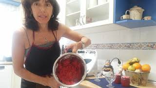 HELADO RÁPIDO DE FRESAS CON YOGUR EN THERMOMIX [upl. by Jeni]