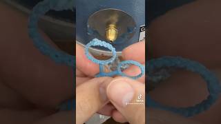 Turning braided thread rings into white gold wedding bands jewellerymaking [upl. by Lydia241]