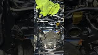 1984 Cadillac coupe Deville timing chain cover gasket replacement [upl. by Yager]