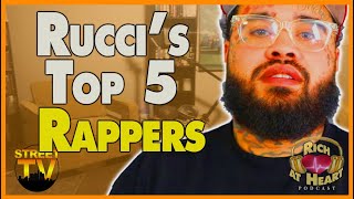 Rapper Rucci from Inglewood reveals his top five rappers RAH550 [upl. by Eelirak614]