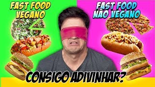 FAST FOOD VEGANO vs NÃO VEGANO Consigo acertar 10 [upl. by Marylee]