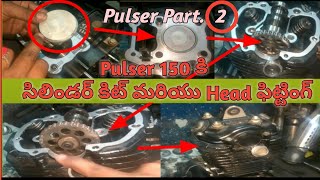 How to Repair the Bore kit and Cylinder kit in Pulsar 150 [upl. by Hampton]