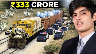 ₹333 CRORE GOLD ROBBERY HINDI DUBBED  GTA 5 GAMEPLAY PART 6 [upl. by Elleneg934]