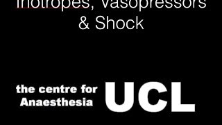 Inotropes Vasopressors amp Shock [upl. by Onateag]