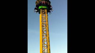 Enchanted Kingdoms EKstreme Tower Ride  Drop Tower [upl. by Cimbura]