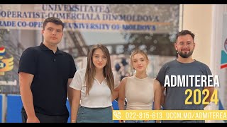 ADMITEREA 2024 Universitatea CooperatistComercială din Moldova [upl. by Anyah]