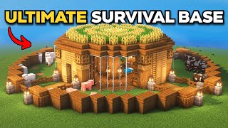 Minecraft ULTIMATE Circle Survival Base Tutorial [upl. by Westerfield637]