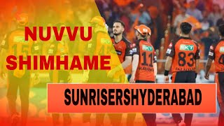 SRH🧡 Nuvvu Simhame srh ipl sunrisershyderabad [upl. by Mitzl]