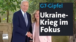 G7Gipfel im Zeichen des UkraineKrieges  BR24 [upl. by Mullac]