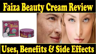 Faiza Beauty Cream Honest Review  Best Pakistani Skin Whitening Cream Review By Ayeshaa❤ [upl. by Hermie]