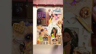 ASMR Scrapbooking DISNEY PRINZESSIN TIANA asmr scrapbooking journaling disneyprinzessin [upl. by Ailenroc809]